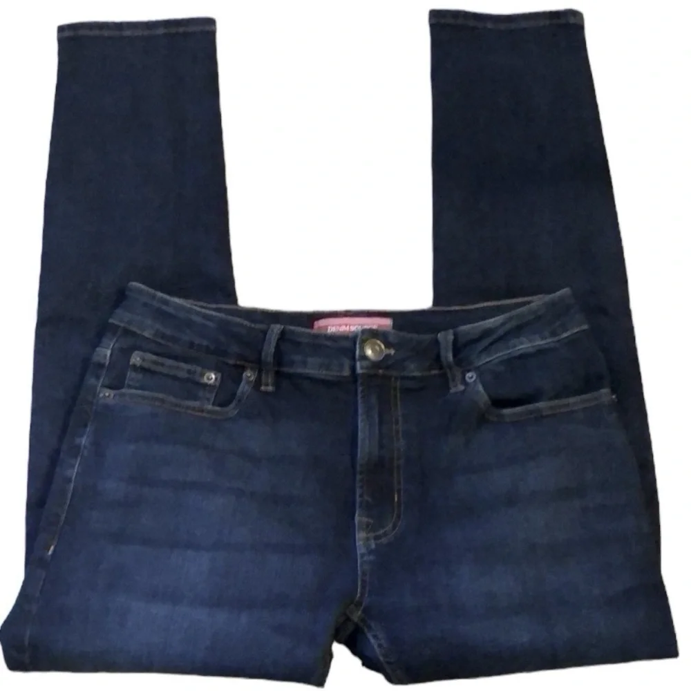 DENIM SOURCE SLIM STRAIGHT MENS DENIM JEANS BLUE SIZE 32 - Picture 3 of 10